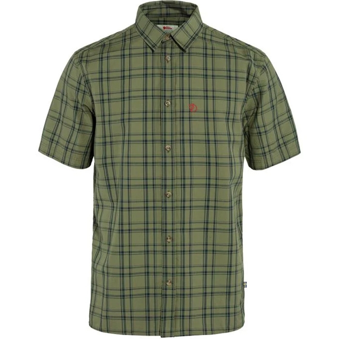 Fjällräven Évik Lite Shirt Herre / Mænd-Grøn / Mørkeblå-M – Skjorter